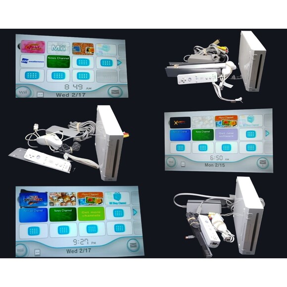 🎮 NINTENDO WII RVL-001 GAMECUBE COMPATIBLE COMPLETE TESTED‎ 🎮 (SH) - Picture 1 of 11